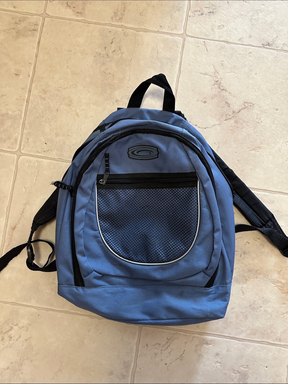 Blue Lightweight Backpack - Casual Everyday Bag